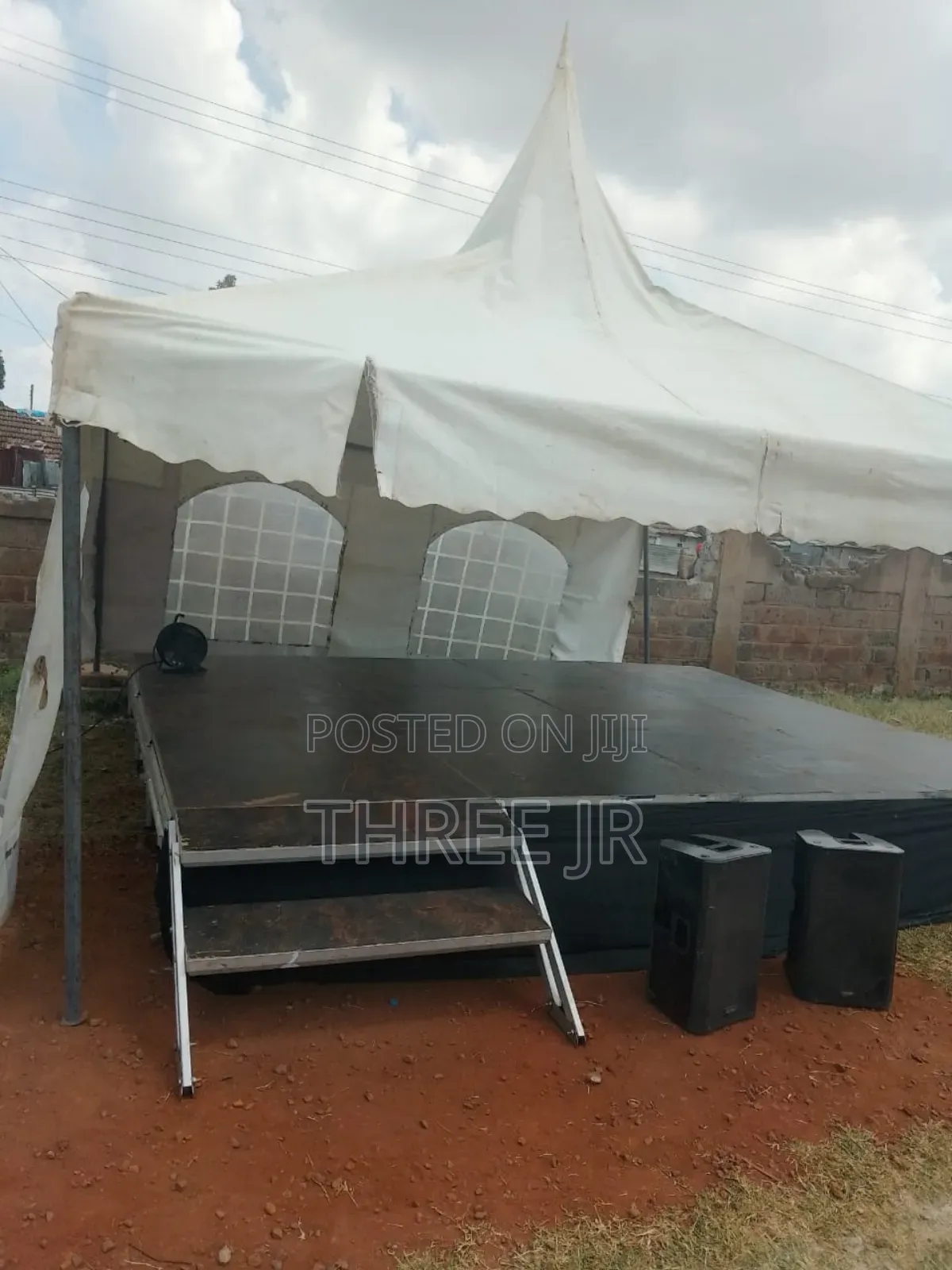 Quality Nice Stage Set Ups for Outdoor Functions for Hire