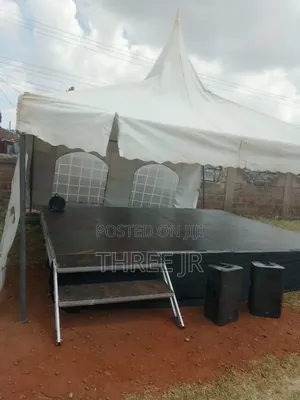 Quality Nice Stage Set Ups for Outdoor Functions for Hire