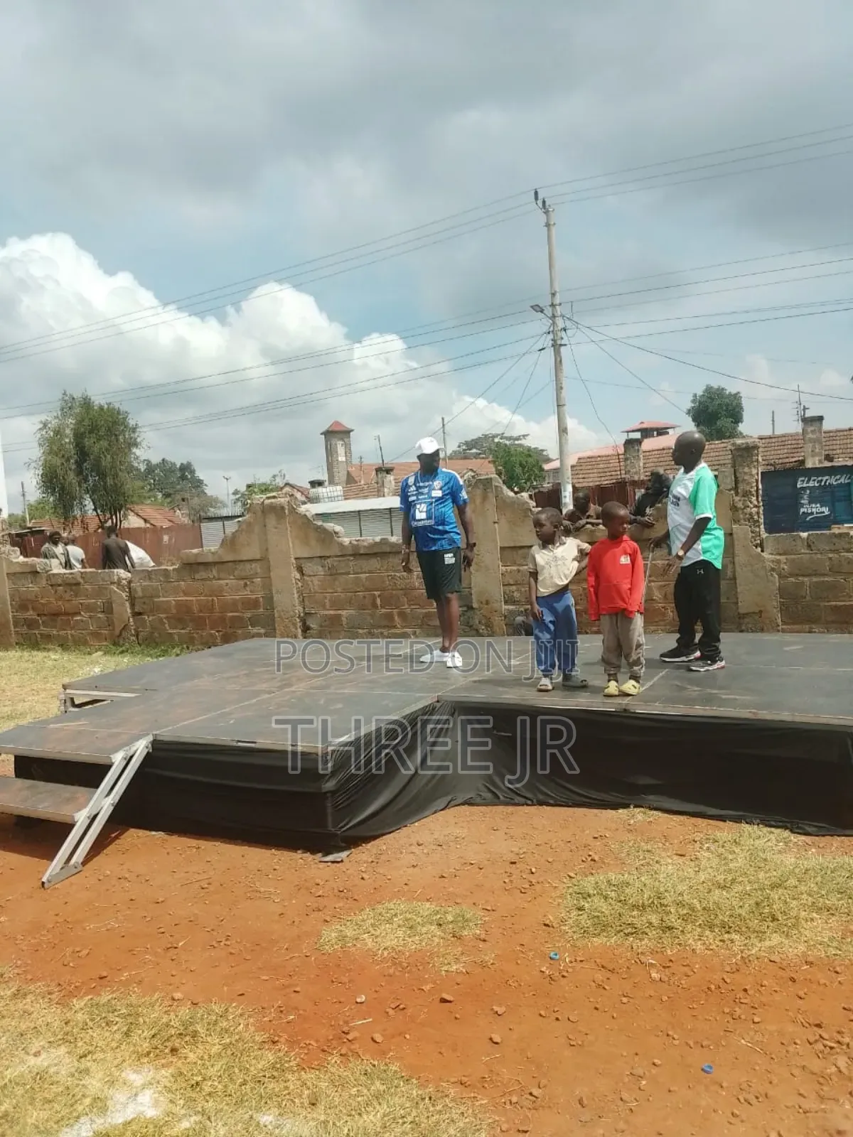 Quality Nice Stage Set Ups for Outdoor Functions for Hire