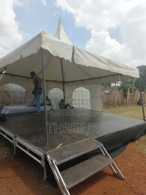 Quality Nice Stage Set Ups for Outdoor Functions for Hire