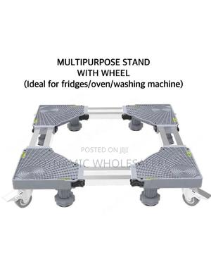 Adjustable Multipurpose Appliance Stand With Wheels - thumbnail 2
