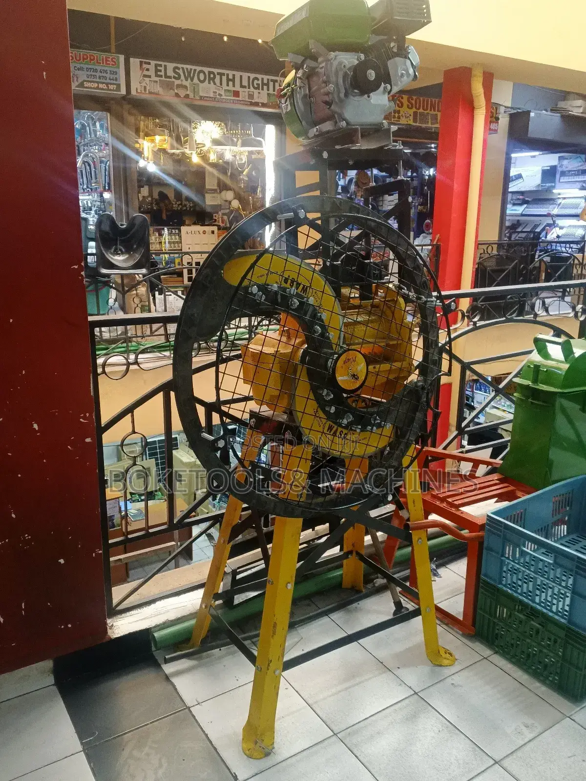 Complete Chaffcuter With Engine