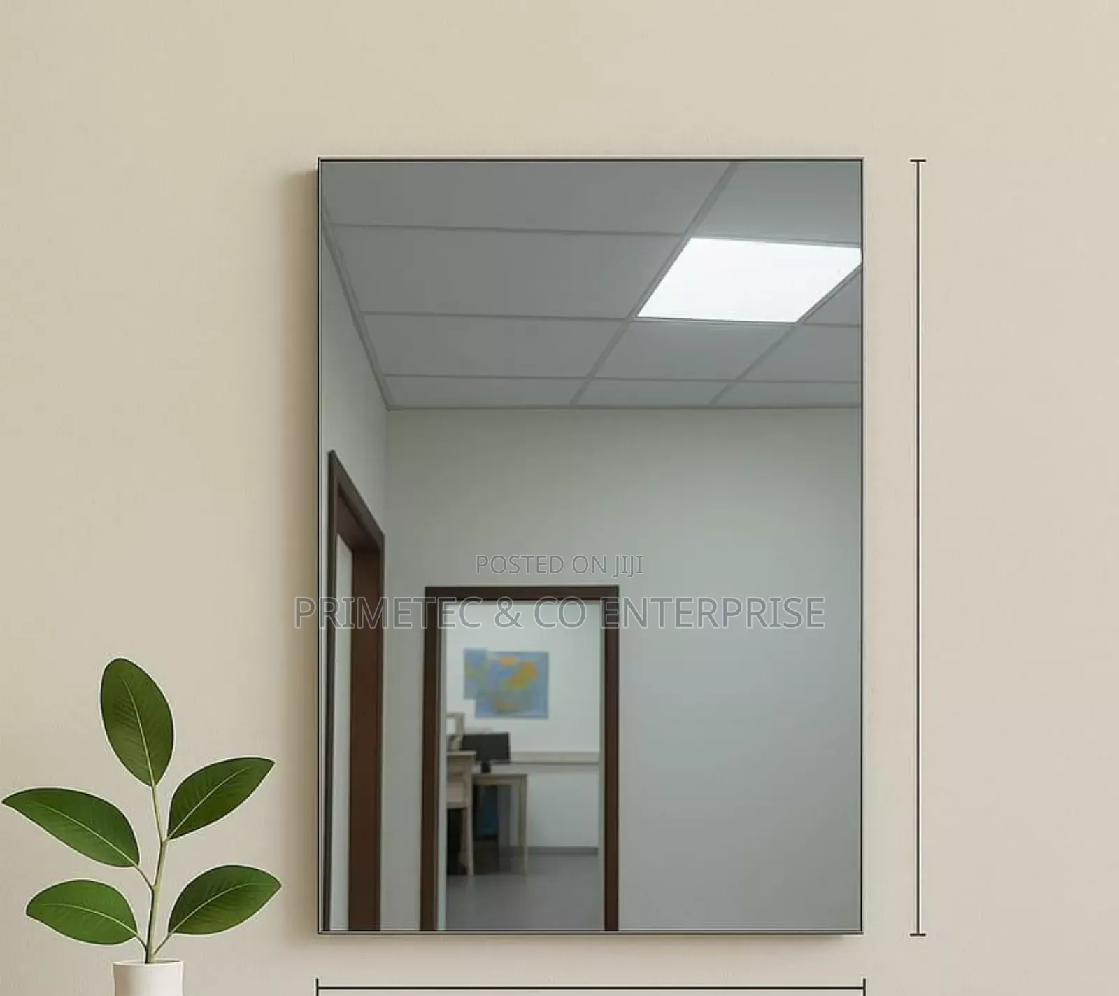 Peel and Stick Unbreakable Mirror