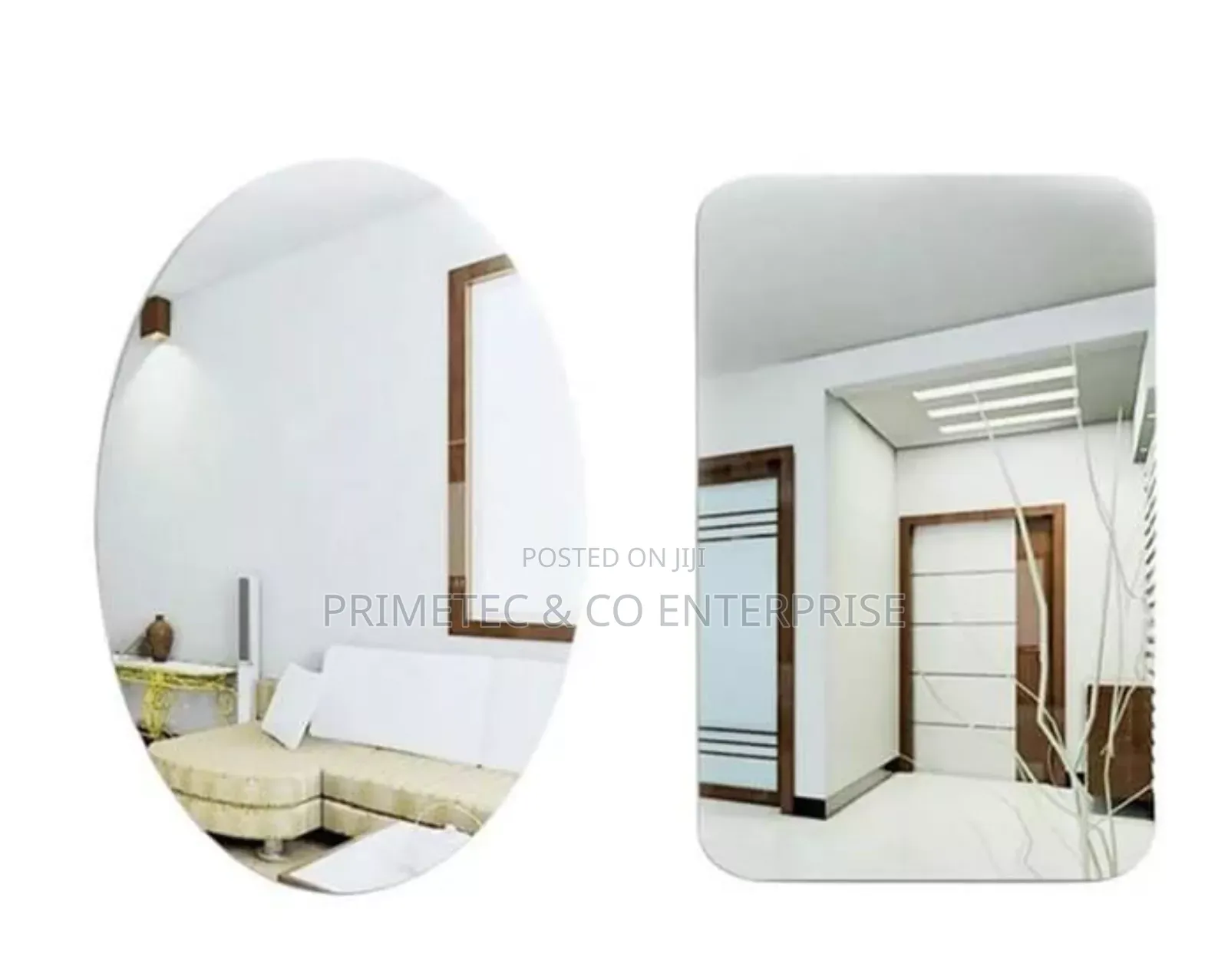 Peel and Stick Unbreakable Mirror Frameless
Size 30×40