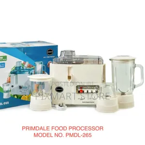 Primalde 4-in-1 Juicer Blender Grinder and Food Processor