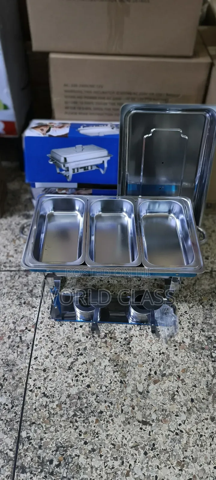 Chafing Dish Tripple Tray