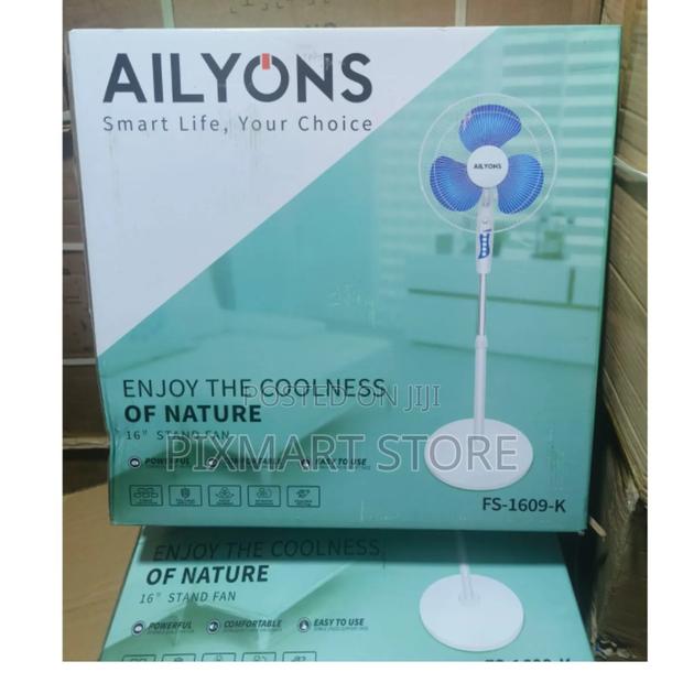 Ailyons 16" Floor Fan – Set of 4 Units in One Box