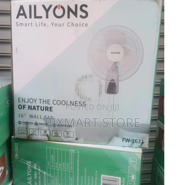 Ailyons 16-Inch 4-Piece Wall Fan Box - Powerful Airflow Solution - main view