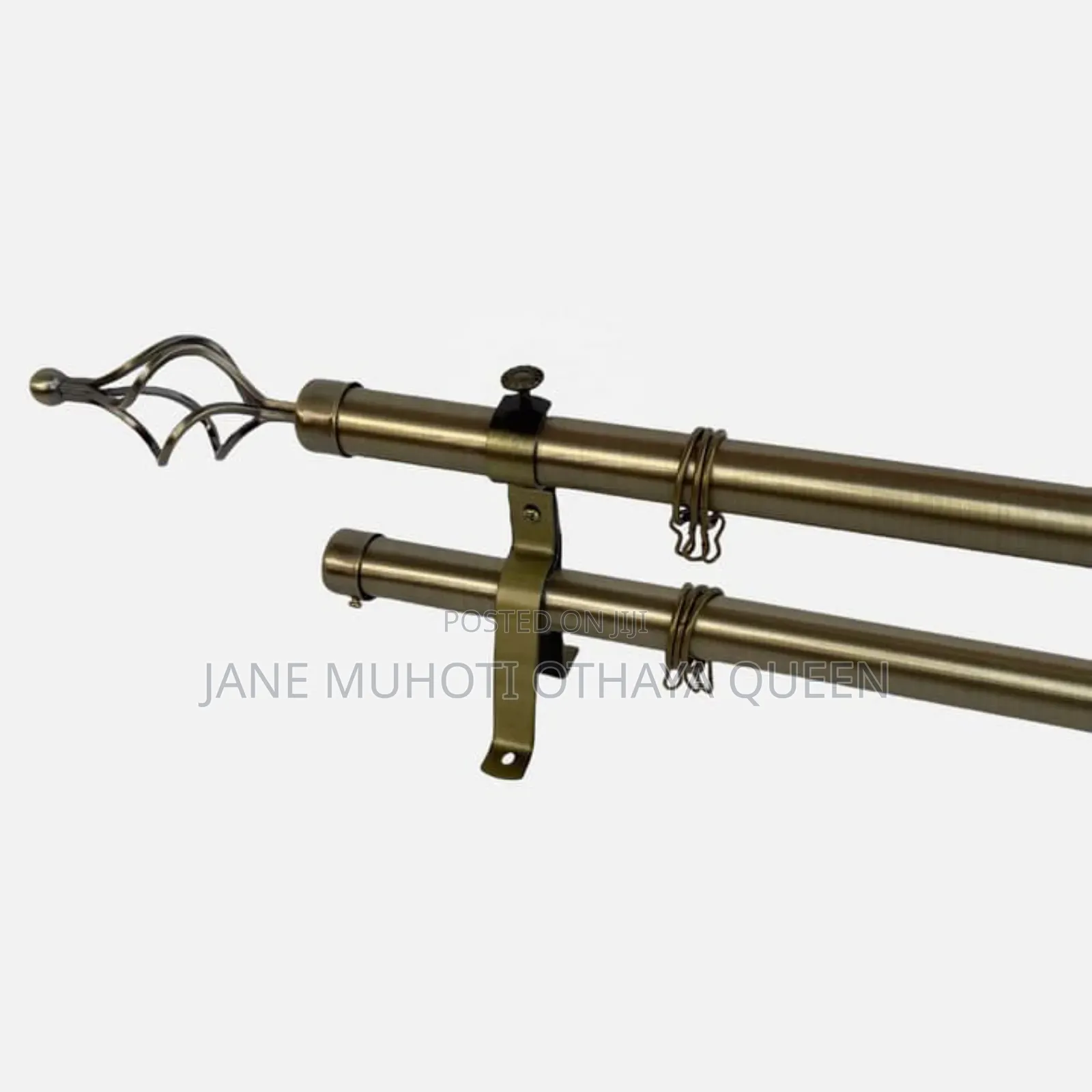 Curtain Rods 
Available