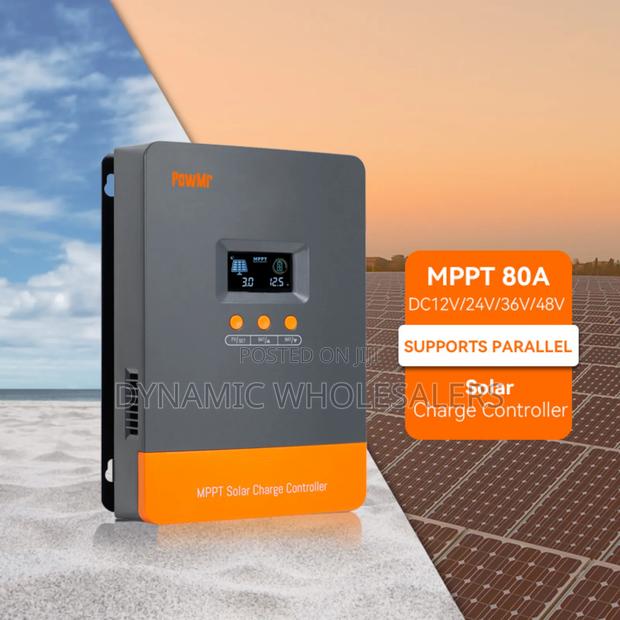 Powmr 80a MPPT Solar Charge Controller - main view