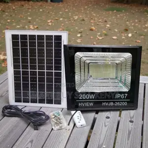 Remote Controlled 200w Watts Ip67 Dusk to Dawn Led Solar Flood Light