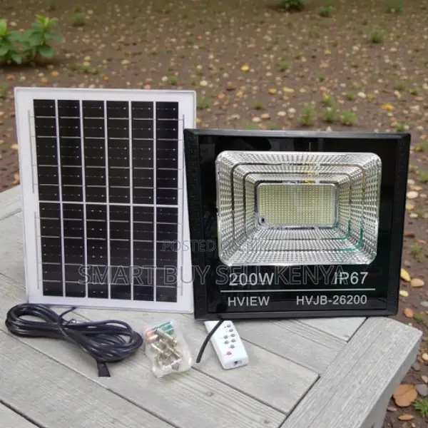 Remote Control 200w Watts Ip67 High Power Led Solar Flood Light