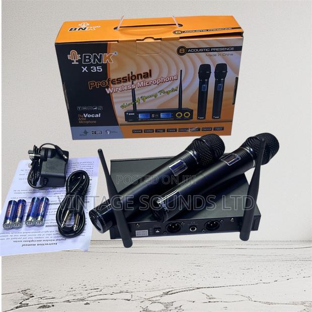 BNK X35 2pcs Uhf Wireless Microphones (150 M Range ) - main view