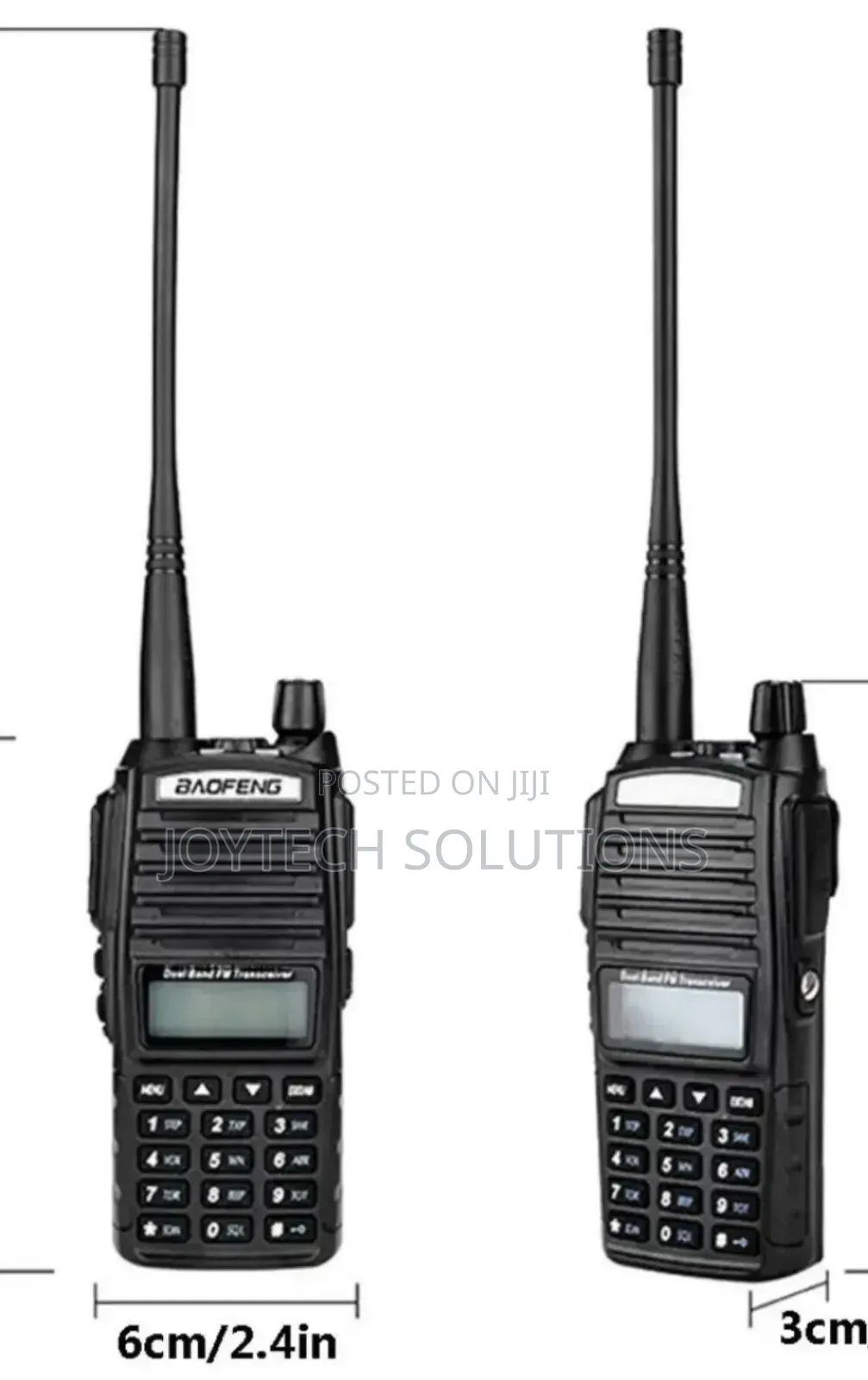 Uv-82 Dual Band Handheld Transceiver Walkie Talkie - 8-10 Km.