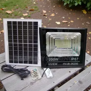 Waterproof Casing 200w Watts Ip67 Dusk to Dawn Led Solar Flood Light