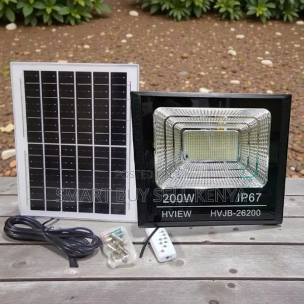 Maintenance-Free 200w Watts Ip67 High Power Led Solar Flood Light
