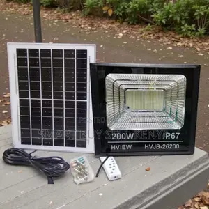Easy Installation 200w Watts Ip67 Dusk to Dawn Led Solar Flood Light