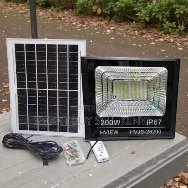 Easy Installation 200w Watts Ip67 Dusk to Dawn Led Solar Flood Light