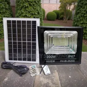 Inbuilt Battery 200w Watts Ip67 Dusk to Dawn Led Solar Flood Light