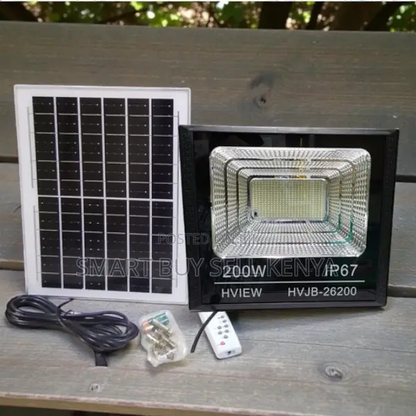 High Efficiency Solar Panel 200w Watts Ip67 Led Solar Flood Light