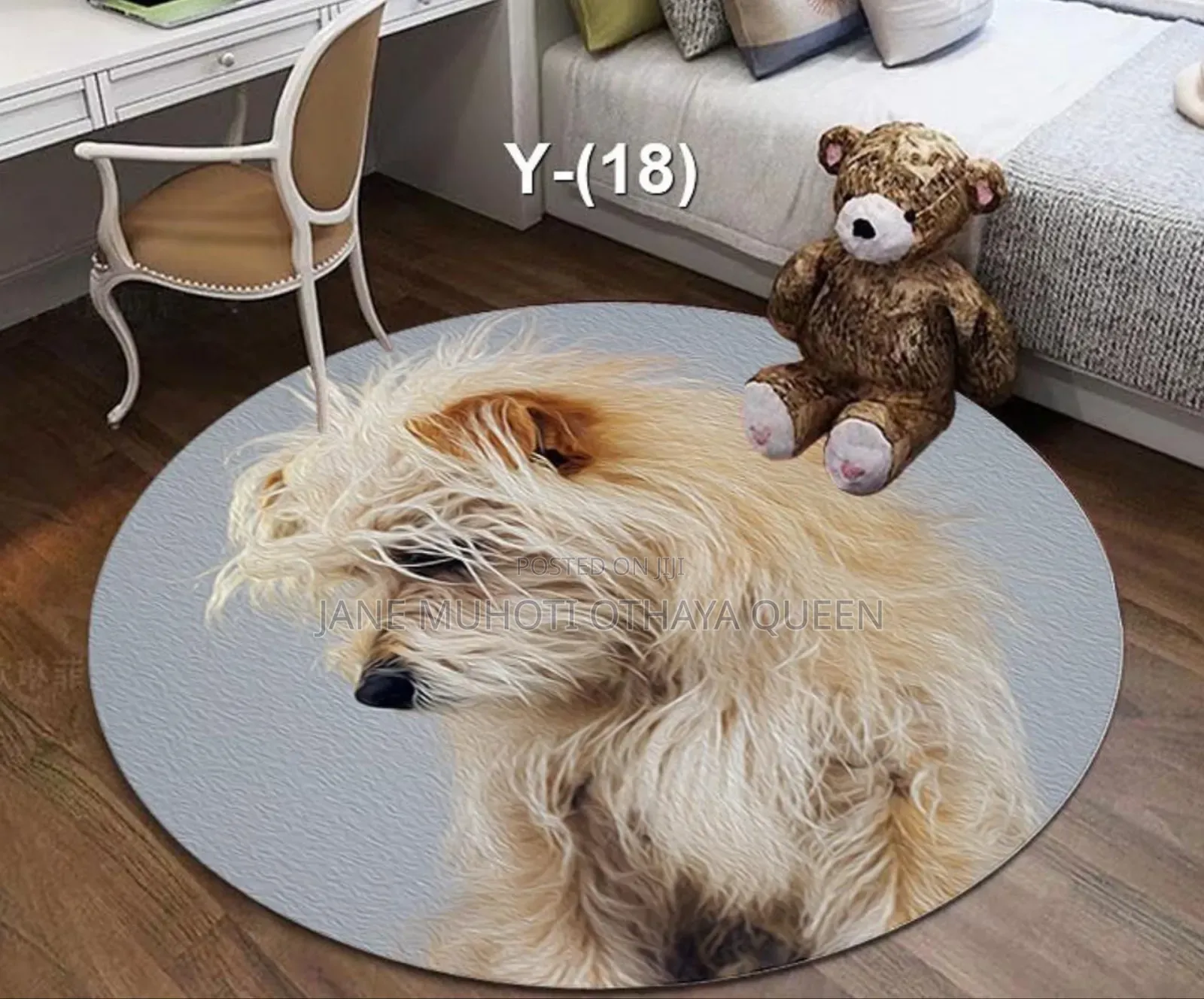 Round Carpet Soft Fleece Mat