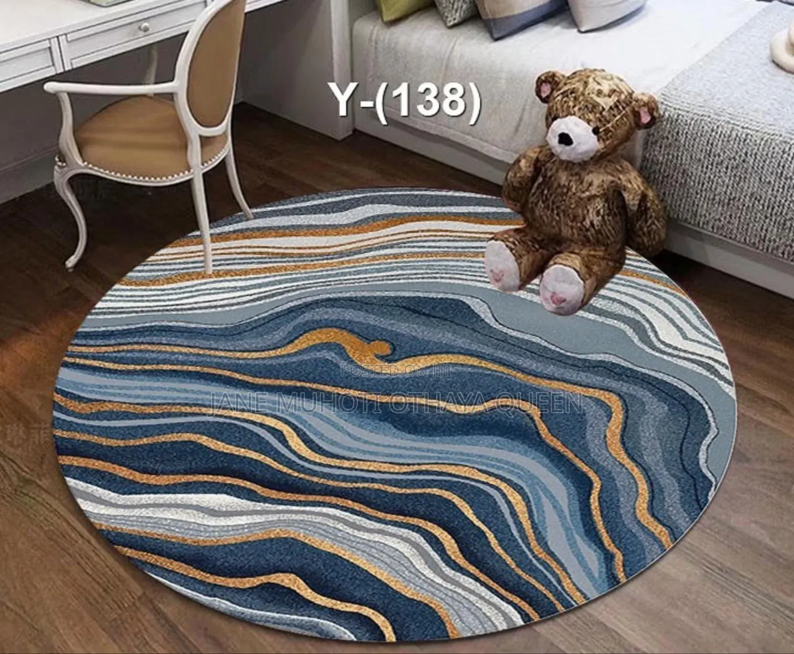 Round Carpet Soft Fleece Mat