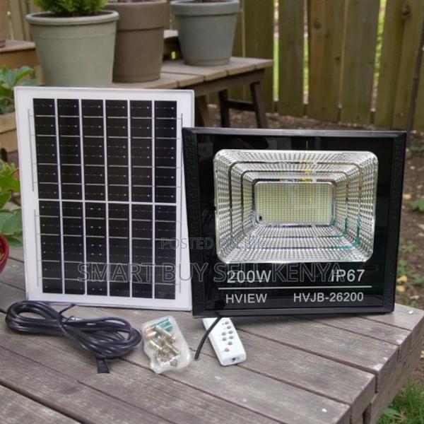 Light Control 200w Watts Ip67 Dusk to Dawn Led Solar Flood Light - main view