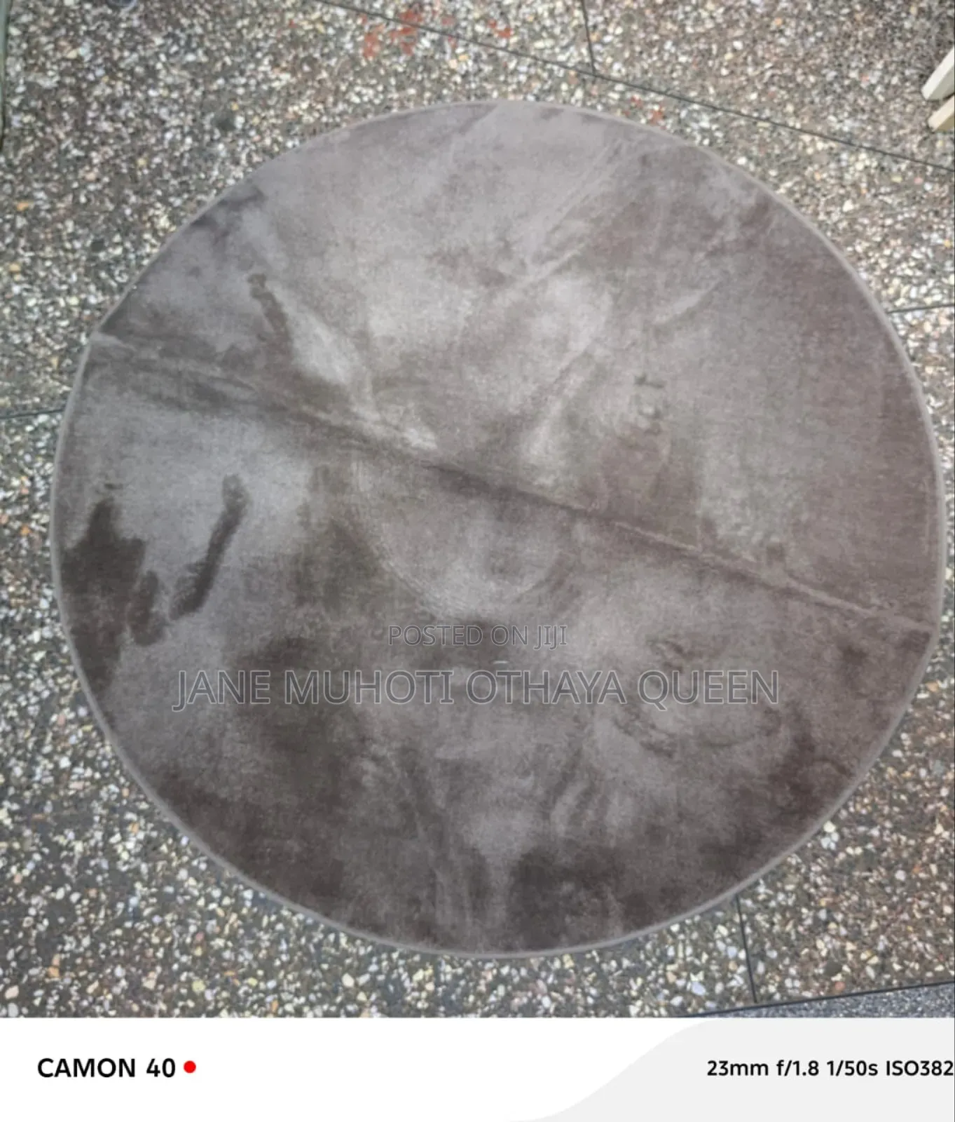 Round Carpet Soft Fleece Mat