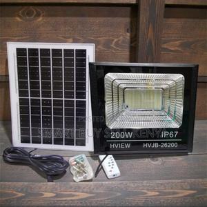 High Power 200w Watts Ip67 Dusk to Dawn Led Solar Flood Light Lamp - thumbnail 2