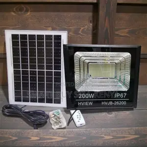 High Power 200w Watts Ip67 Dusk to Dawn Led Solar Flood Light Lamp