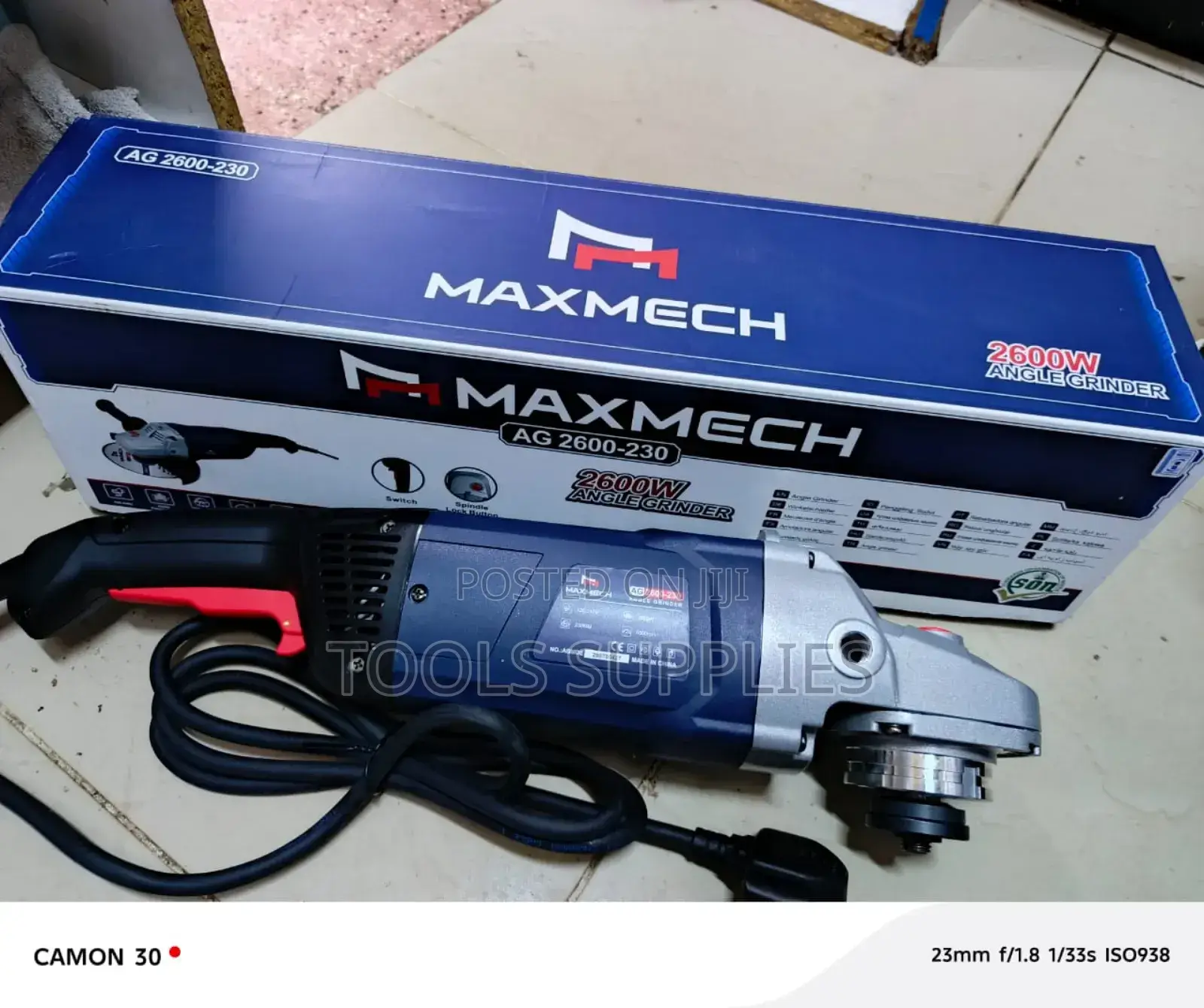 Max Mech Angel Grinder 2600 Watts