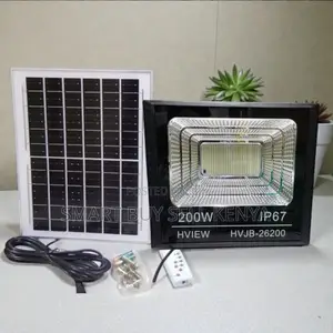 Ip67 Water Proof Rating Dusk to Dawn 200w High Power Solar Flood Light