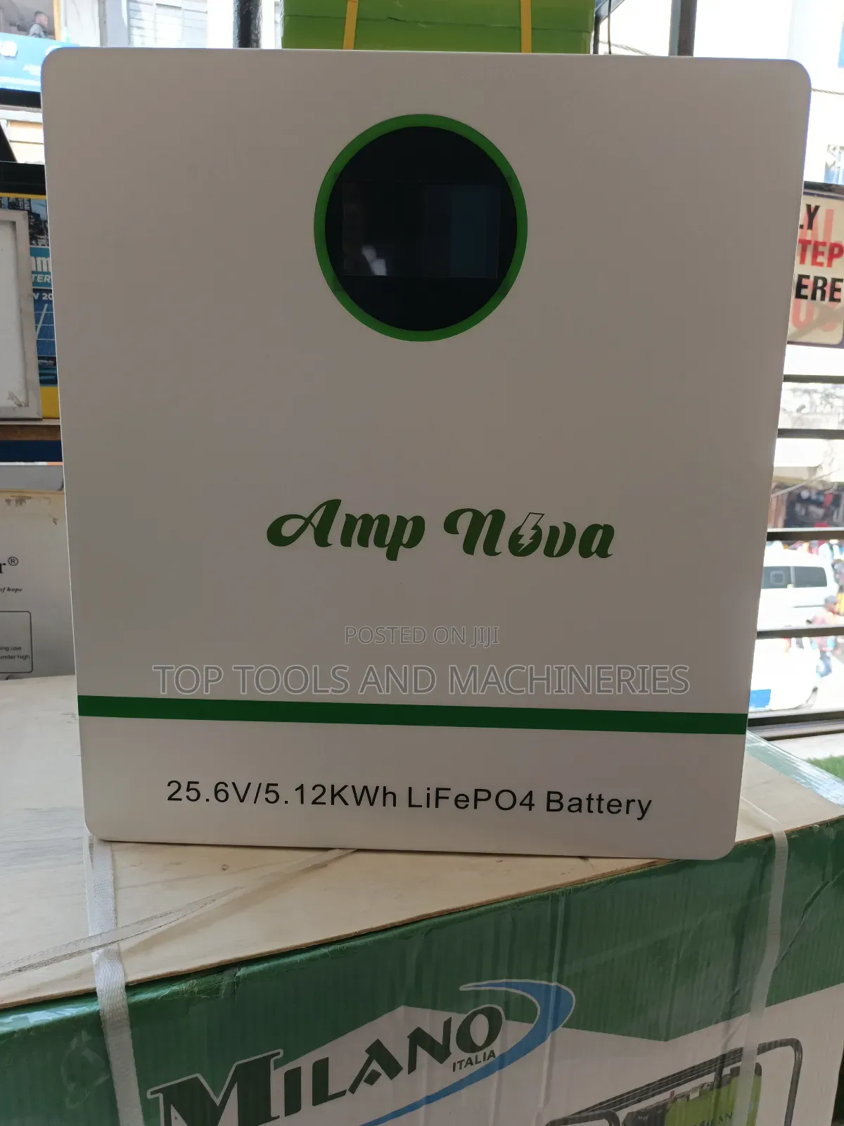Lifep04 Amp Nova 5.12kwh 25.6v 200ah Lithium Ion Solar Battery