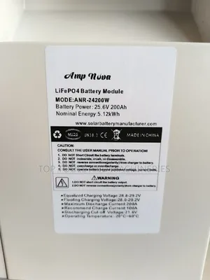 Lifep04 Amp Nova 5.12kwh 25.6v 200ah Lithium Ion Solar Battery