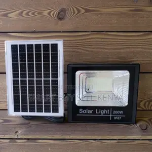 Ip67 Water Proof 200w Solar Flood Light High Lumens Dusk to Dawn