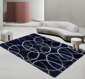 Fluffy Patterned Carpet Size 5*8