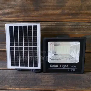 200 Watts Solar Flood Light Ip67 Dusk to Dawn Outdoor Security Garden
