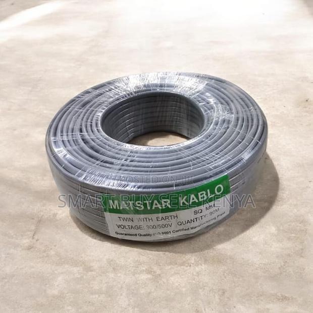 2.5mm Twin With Earth Solid Core Electrical Wiring Cable Heavy Duty