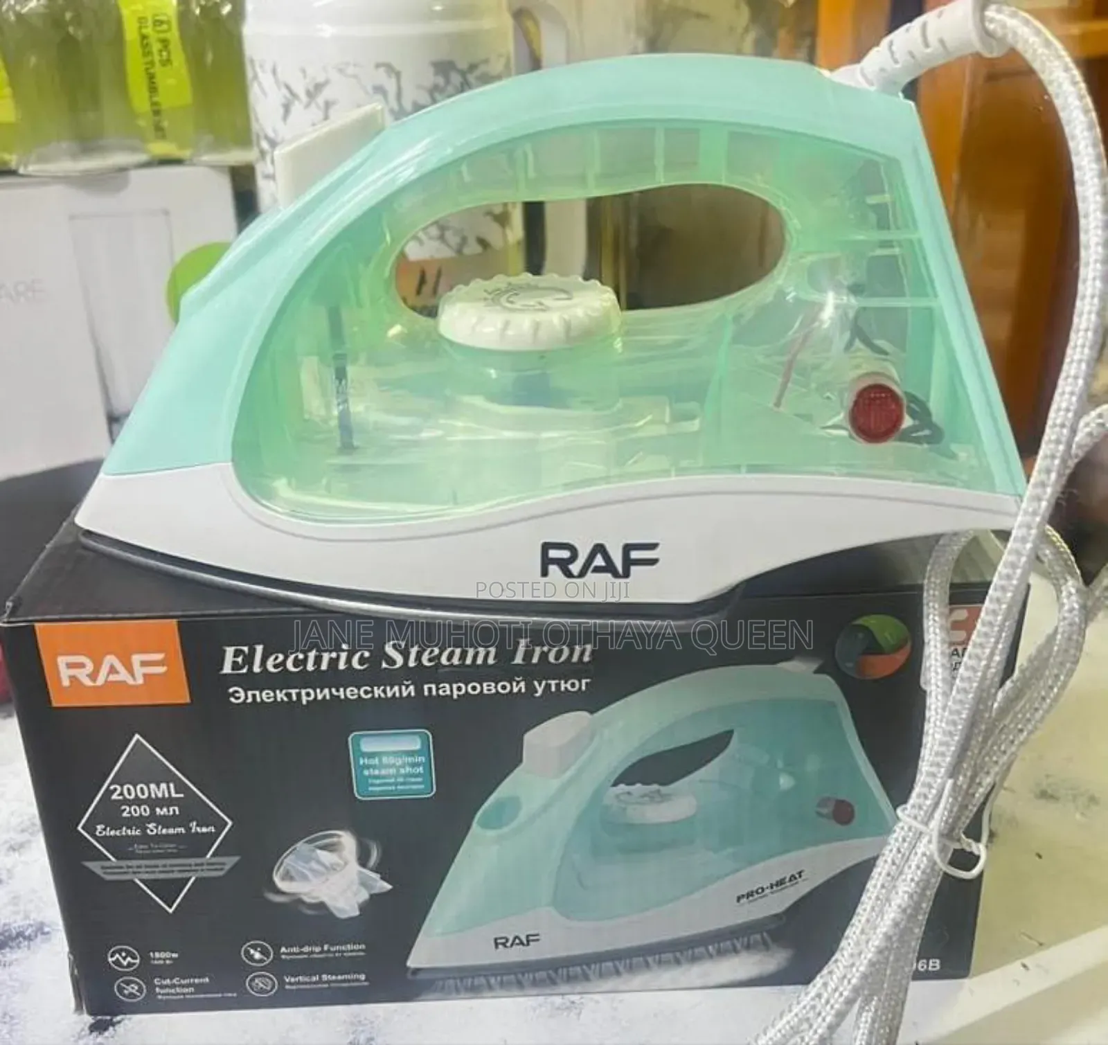 Pasi Raf 
Steam Iron