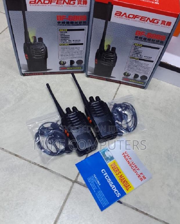 Baofeng Bf-888s 2-Way Radio Walkie Talkie 5km Range Rechargeable 2pcs