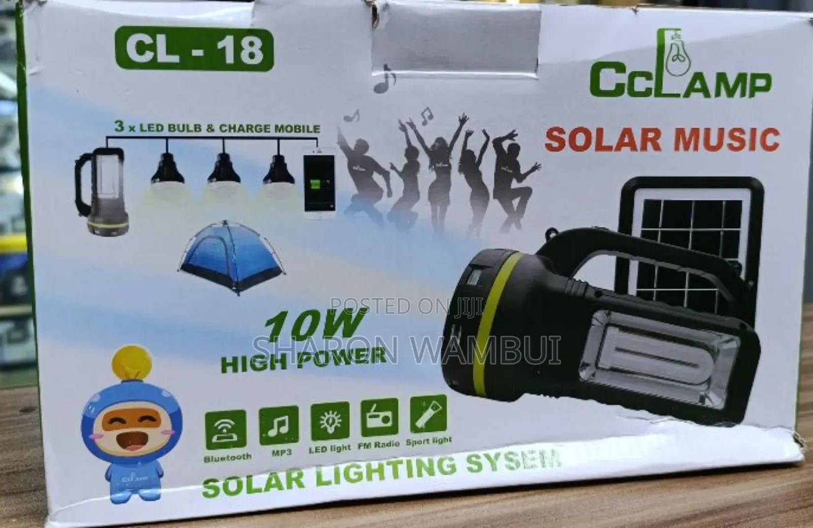 CCL Lamp Cl - 18 Solar Lighting System With Radio