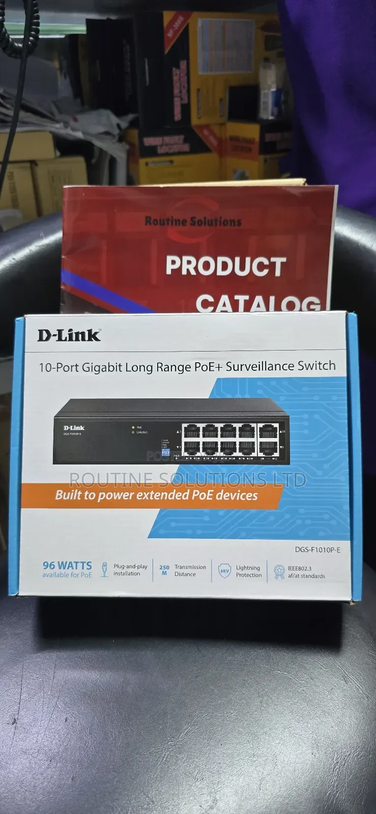 Dlink 8port Gigabit Poe Switch DGS-F1010p-E