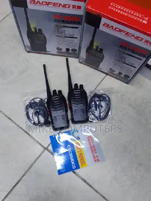 Long Range 3-5km Baofeng Bf-888s Rechargeable Walkie Talkie Radio 2pcs