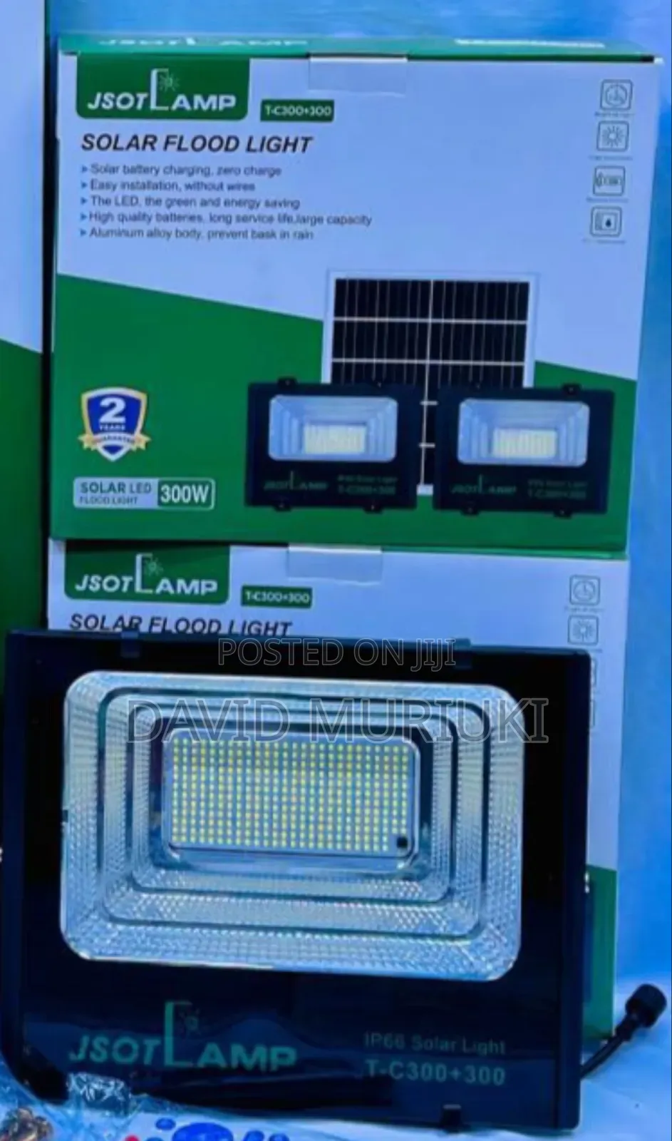 New Jsot 2 in 1 Solar Floodlight 200+200eats