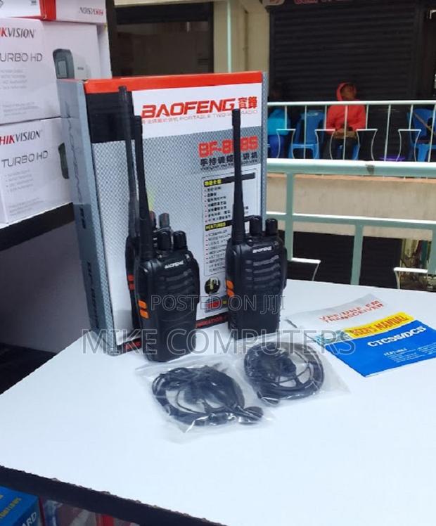 888s 3-5km Long Range 16ch Rechargeable Walkie Talkie 2pcs