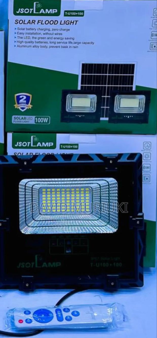 New Jsot 2 in 1 Solar Floodlight 100+100wats - main view
