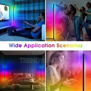 Smart Rgb Corner Lamp Floor Light With Music Sync Remote