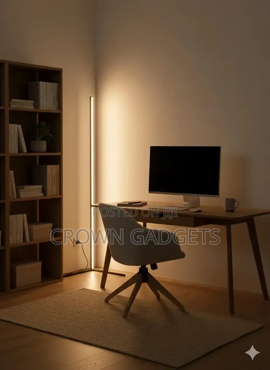 Modern Rgb Corner Floor Standing Lamp With App Control