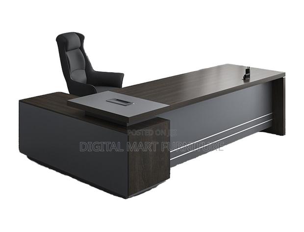 Brown Office Desk With Ample Space - thumbnail 2