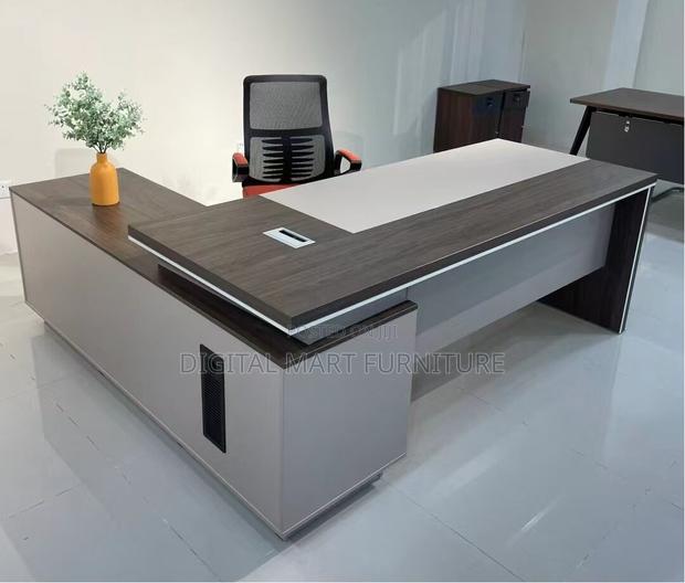 Brown Office Desk With Ample Space - thumbnail 6